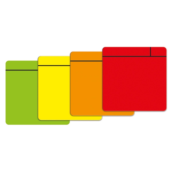 Picture of SMIT VISUAL 14034.453 - Symbol Post-it, Set of 5 pcs, Red, 100x100 mm