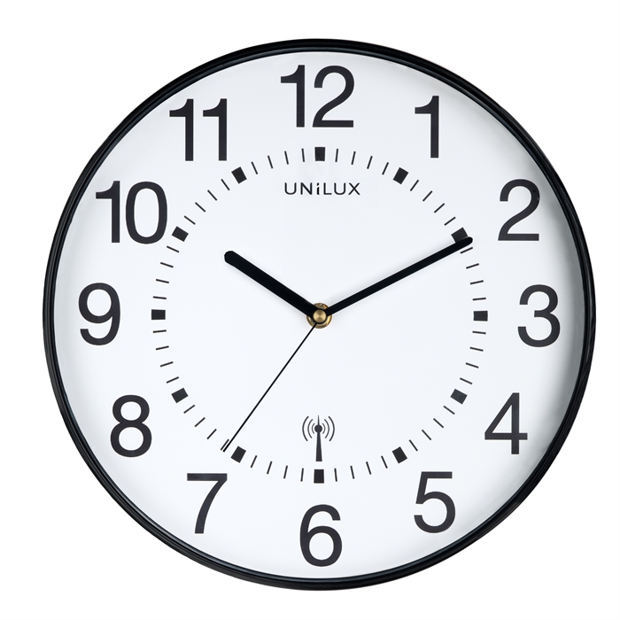 Picture of Unillux Wave Clock Black