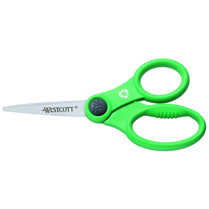 Image de Ciseaux Westcott KleenEarth 13cm acier inoxidable Microban, recycled grip