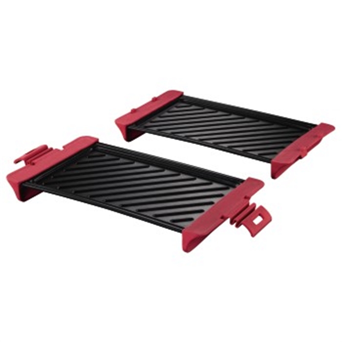 Picture of Grill Plate for Microwave, up to 900W, 29.5 x 15.1 x 5.8 cm, 2 pcs / Microwave-Safe Dishes