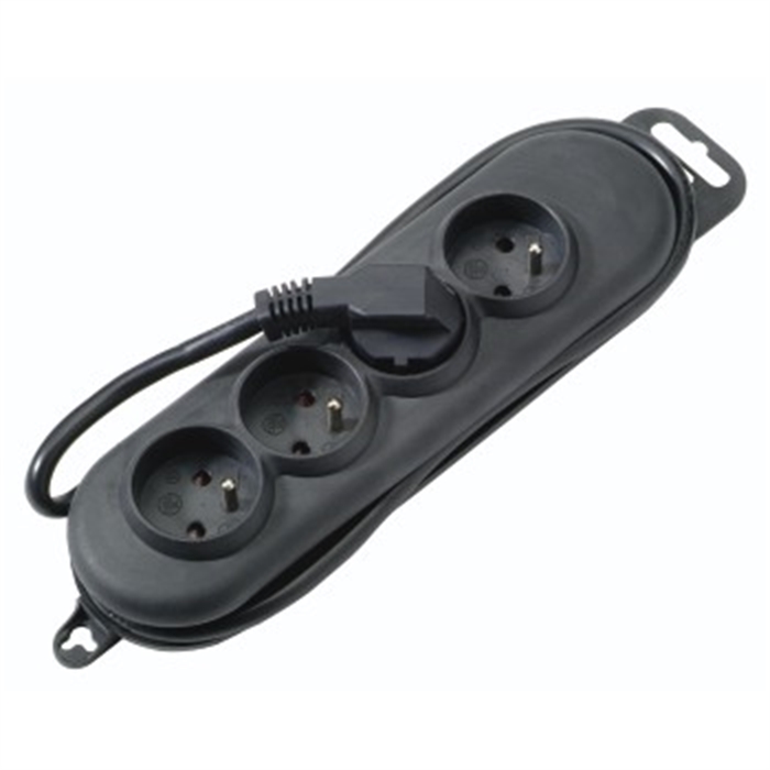 Picture of Multi Socket, 4 sockets, 1.5m, black