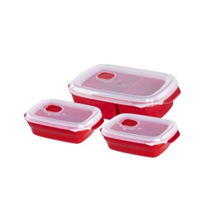 Picture of Microwave Box Set, 3 Part, red