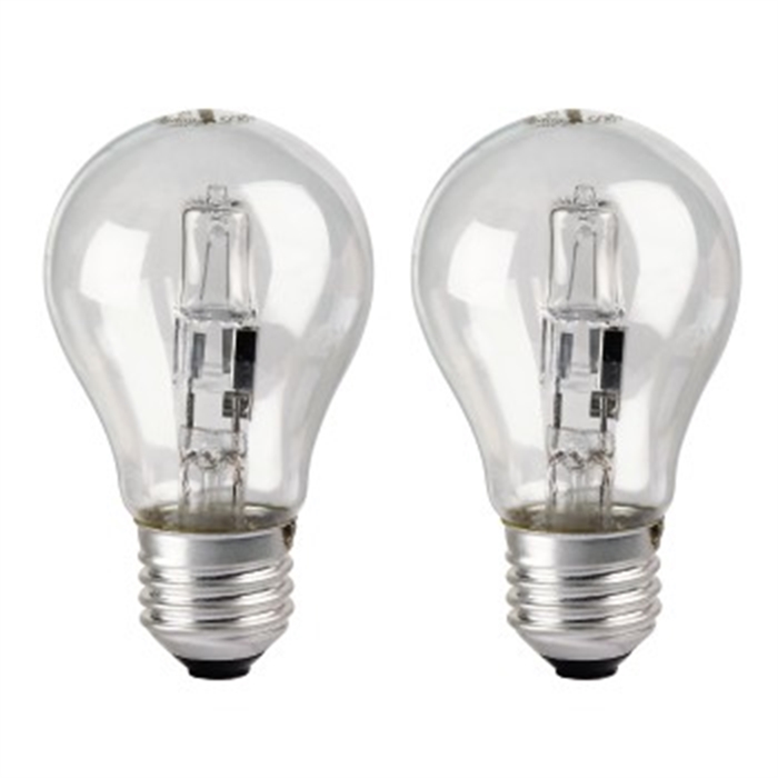 Picture of Halogen Bulb, E27, 30W, warm white, 2 pieces