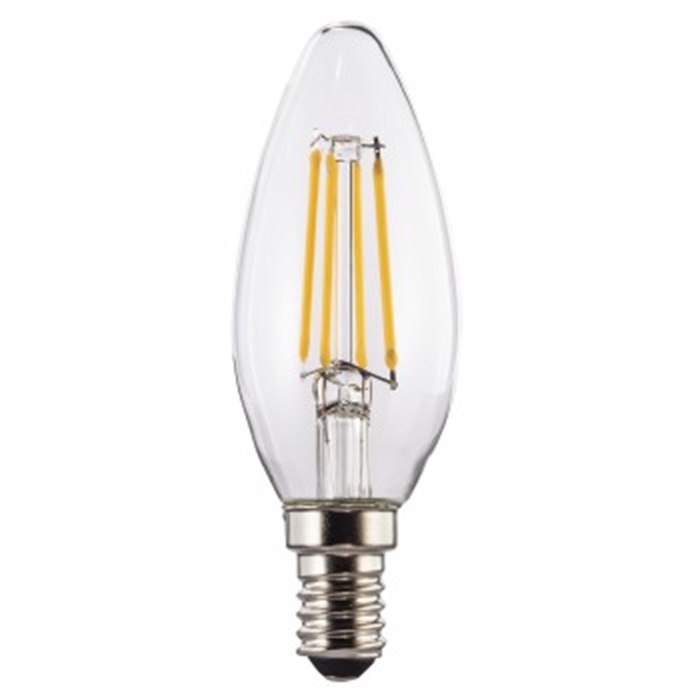 Picture of LED Filament, E14, 470lm replaces 40W,candle bulb, warm white,dimmable