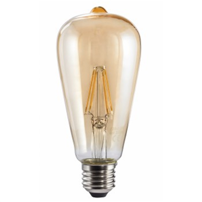 Picture of LED Filament, E27, 400lm replaces 35W, vintage bulb, warm white