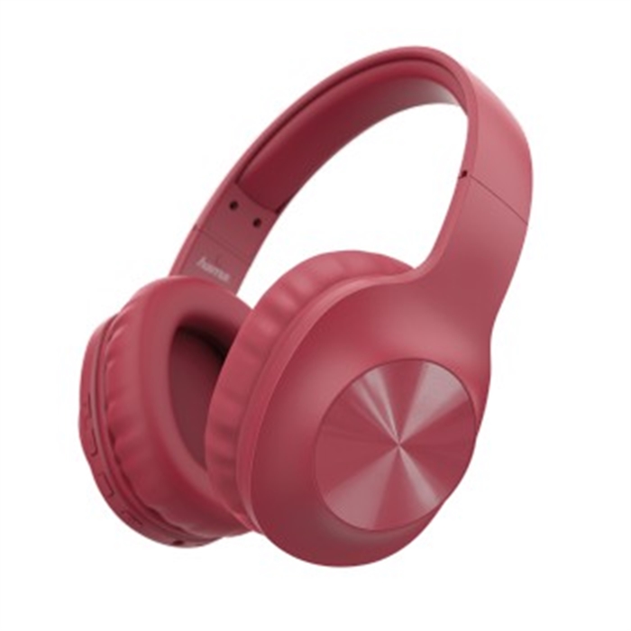 Image de Casque Bluetooth® Calypso, circum-aural, micro., acc. graves, rouge