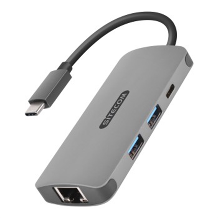 Image de Adapter USB-C 3.1 male to Gigabit LAN female, USB-C Power Delivery