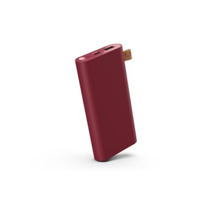 Picture of Powerbank 12000 mAh with USB-C Connection, Ruby Red